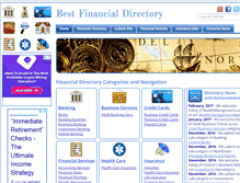 Tablet Screenshot of best-financial-directory.com